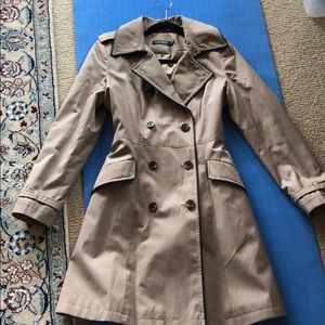 New Raphael Lauren water proof trench coat